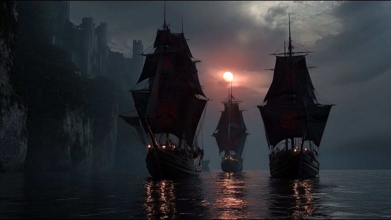 Valar Veil - Corsairs of Umbar - Black Sails at Midnight | Tolkien-Inspired | Lord of The Rings