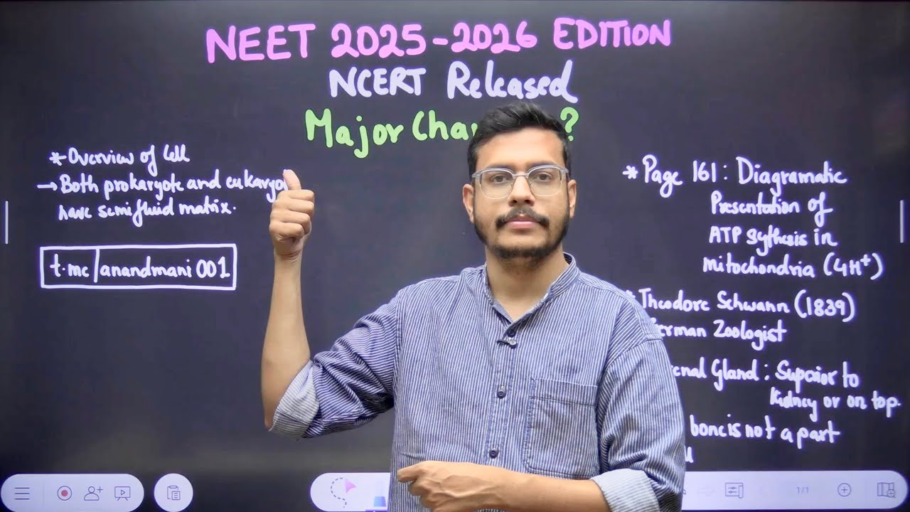 NEET 2025 - 2026 Latest Edition New NCERT Released | Major Changes In ...