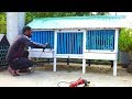 How to Build a Wooden Chicken Coop | Rooftop Chicken Cage Setup