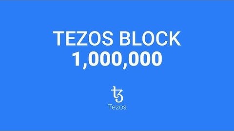 Happy 1 millionth block!