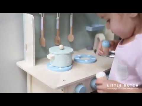 Cuisine Enfant En Bois Adventure Blue Little Dutch Berceaumagiquecom