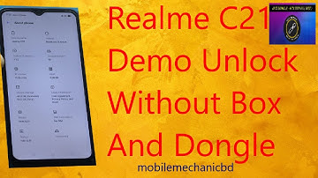 Realme C21 Demo Remove #mobilemechanicbd