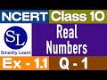 Class 10 NCERT Ex 1-1 Q1 Express each number as a product of its prime factors