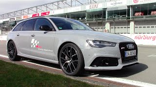 Audi Driving Experience Audi RS6 Performance Acceleration + Brake test at Nürburgring / BKSupercars