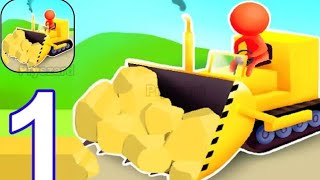 Bulldozer Race - Gameplay Walkthrough Part 1 Bulldozer Crasher Fun Racing Game (Android, iOS) screenshot 3