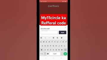 My 11 circle Refer And Earn | My11circle Referral Code | My11circle Invite Code | My11circle Refer