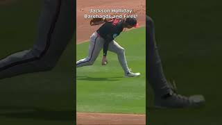 Jackson Holliday Makes Barehanded Play and Throw | Orioles Infield Flash Wealth