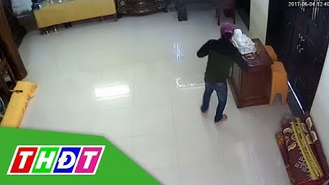 Thanh niên phá hòm công đức để trộm tiền | THDT