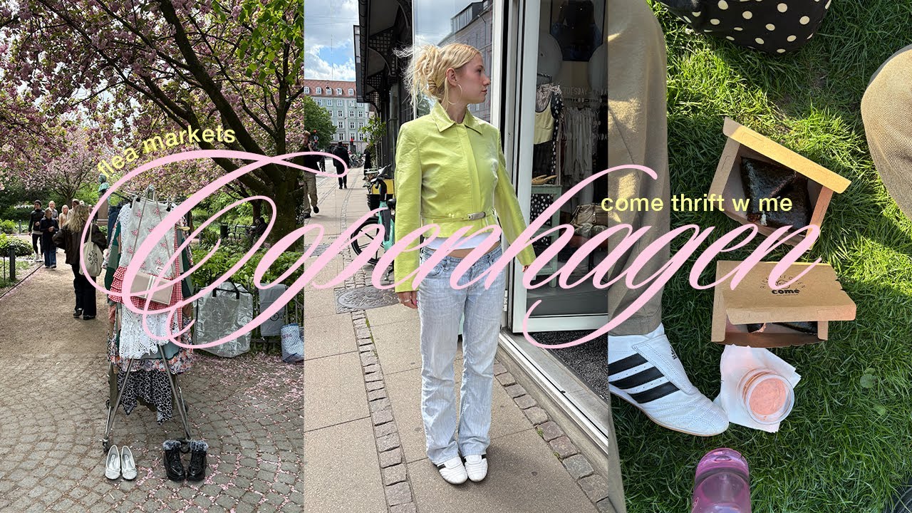 come thrifting with me in copenhagen | the best flea market