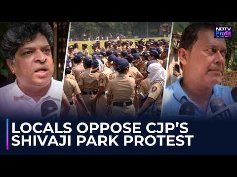 WATCH : Shivaji Park Protest Preparations Underway Amid Tight Security | Locals Raise Objections