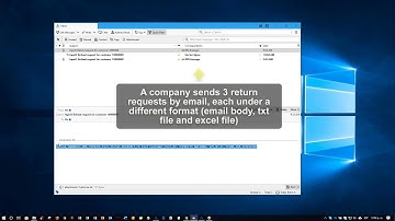 RPA Robotic Process Automation - C4: Returns creation in SAP from email request
