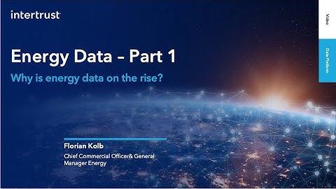 Energy Data Part 1 - Why is energy data on the rise?