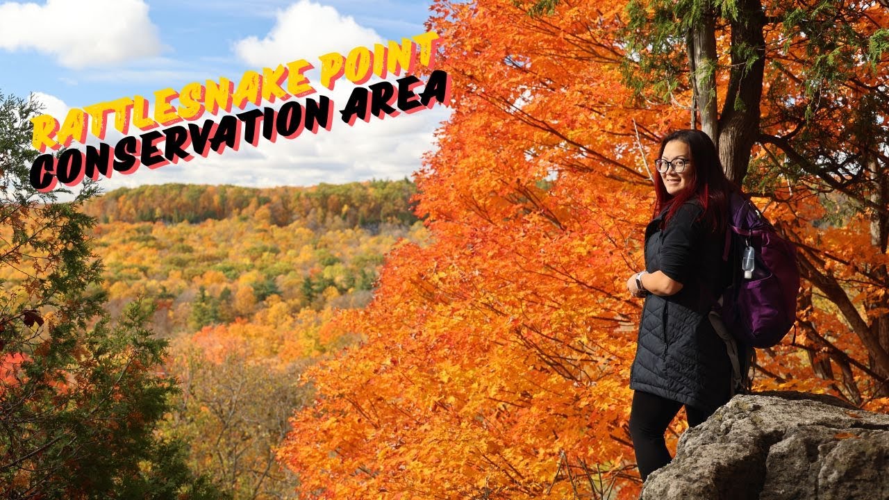 The Most STUNNING Fall Hike Near Toronto! 😍 Rattlesnake Point Adventure - Ontario Canada