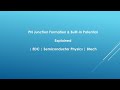 PN Junction Formation &amp; Built-In Potential Explained | EDC | Semiconductor Physics |Btech