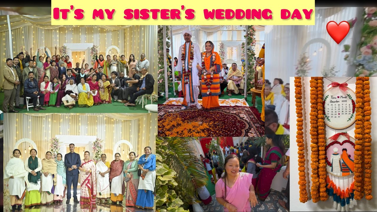 My sister’s wedding day || Dimasa wedding || Dimahasao, Assam 