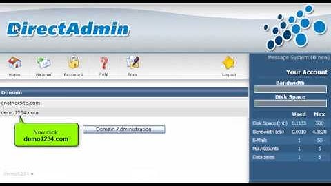 Een domeinnaam toevoegen aan uw Directadmin hosting pakket