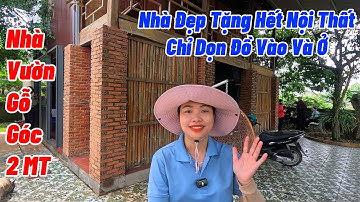 Nhà Vườn Full Gỗ Góc 2 Mặt Đường Trong Khu Dân Cư | NHÀ ĐẤT ĐỒNG NAI GIÁ RẺ