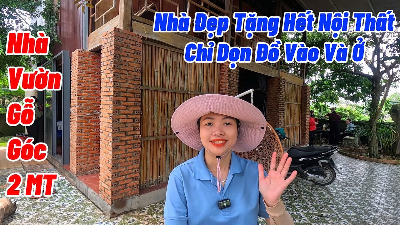 Nhà Vườn Full Gỗ Góc 2 Mặt Đường Trong Khu Dân Cư | NHÀ ĐẤT ĐỒNG NAI GIÁ RẺ