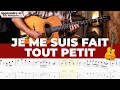 Je me suis fait tout petit georges brassens  solo et tablature gyspy jazz free tab