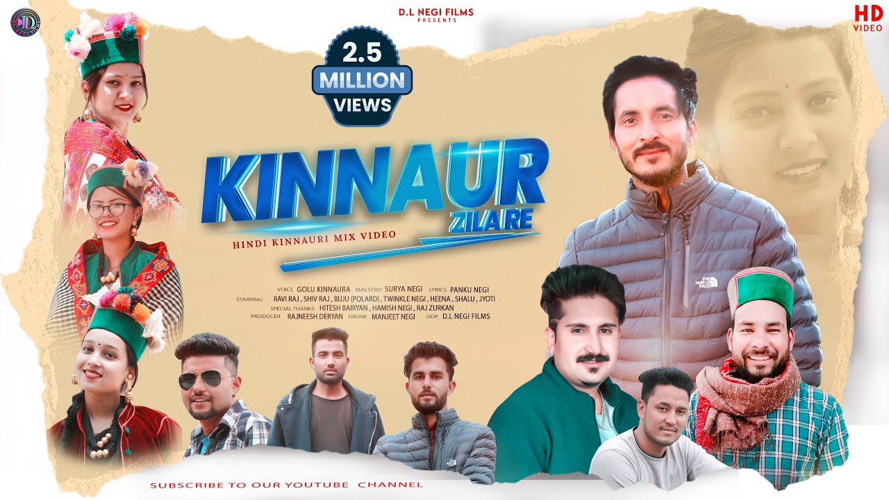 Kinnaur Zila Re Latest Kinnauri Video 2021  Golu Kinnaura  Surya Negi  DL Negi Films