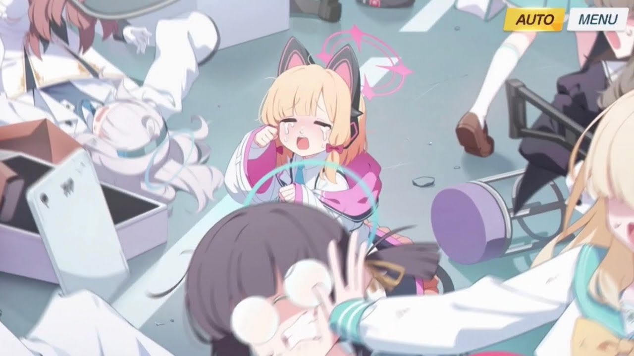 モモイ、ギャン泣きする「ブルアカ　ブルーアーカイブ」