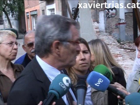 Xavier Trias denuncia l'estat d'aband del barri del Raval Sud i reclama al Govern d'Hereu accions contundents per recuperar espais pels vens i venes