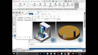 SOLIDCAM ROUND OBJECT CHAMFER IN VMC