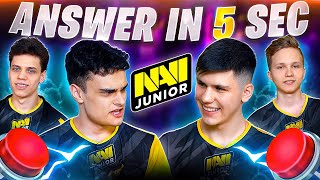 NAVI Junior - Ответь За 5 Секунд Челлендж