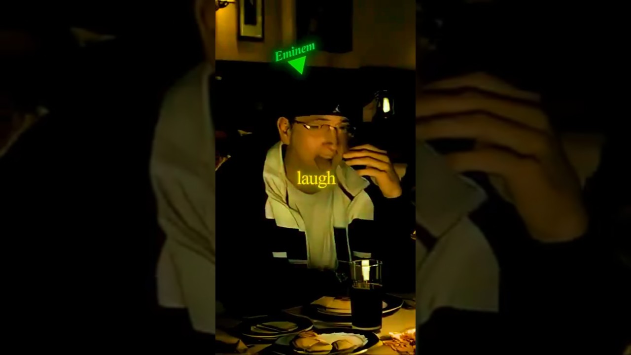 Эминем не мог перестать смеяться на съемочной площадке😭