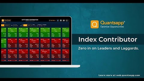 Know the Stocks that moved the index the most at intervals of your choice.