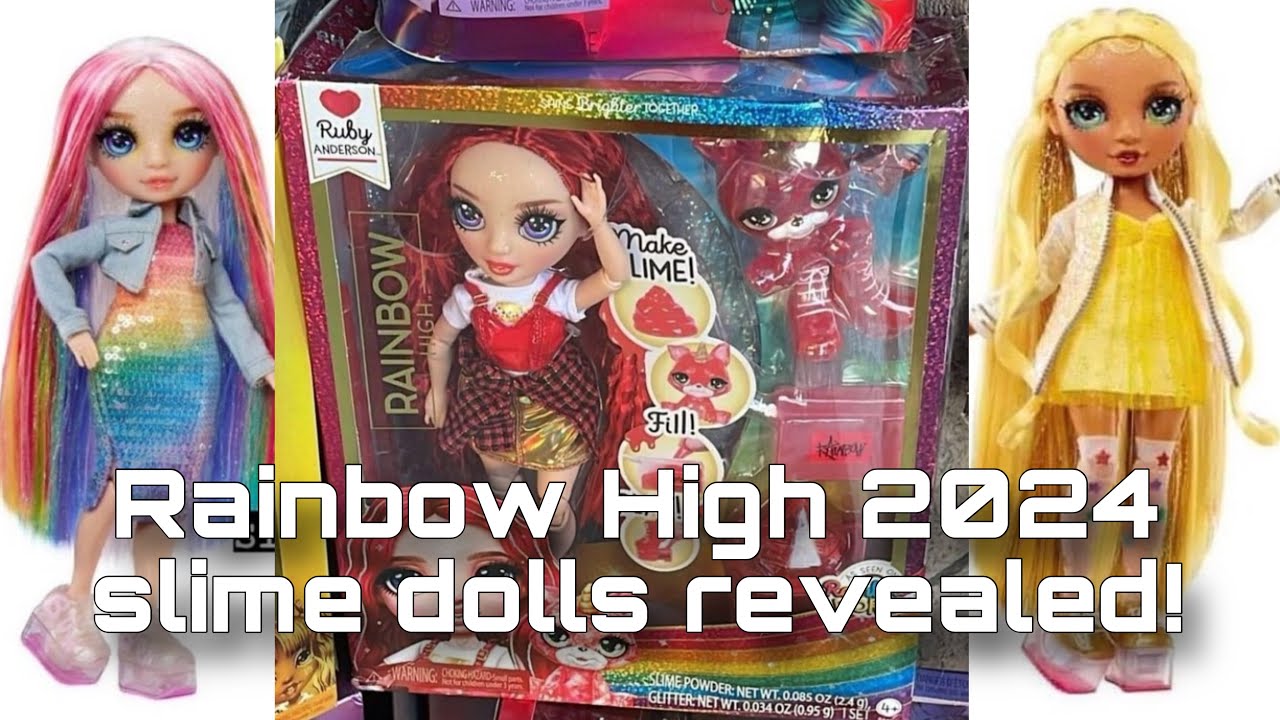 RAINBOW HIGH NEWS! 2024 Reboot Slime dolls revealed! What is