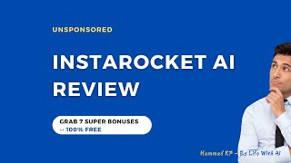 InstaRocket AI Review | Don't Miss 7 Super Bonuses (worth $960)