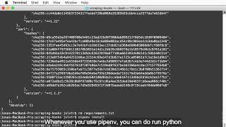 176  Terminal video Pipenv and virtualenv