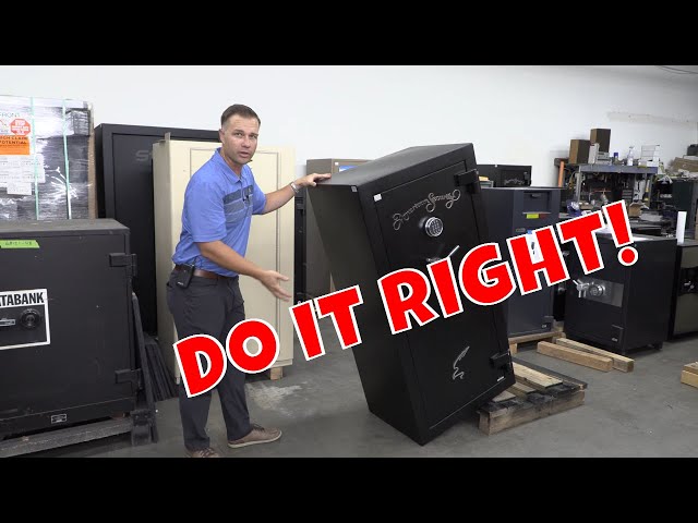 How to Move a Heavy Gun Safe with an Airsled 