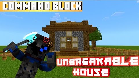 How to make an Unbreakable House in Minecraft | Command Block