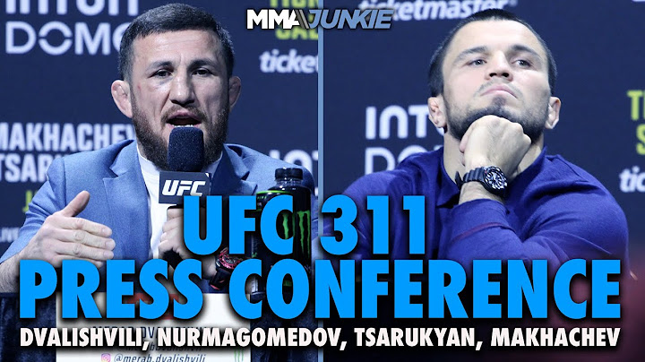 UFC 311 სრული პრესკონფერენცია: მერაბ დვალიშვილი უმარ ნურმაგომედოვის წინააღმდეგ გახურებულია