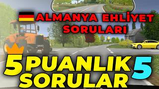 5 Puanlık Sorular 5 | Sınav Tavsiyeleri | Almanya Ehliyet Soruları Türkçe 2026 | Berlin Listesi