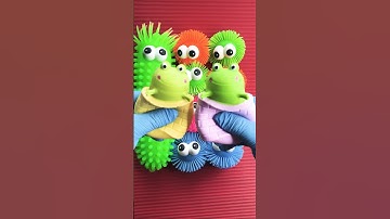 toy frog is back #squish #toys #satisfying #squishy #fidgetz #fun #fidget #cute