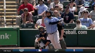 TB@MIN: Acosta ties the game with a two-run double screenshot 5