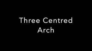 Drawing arches 6 - Three Centred Arch