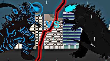| Titanus Godzilla Vs Titanus Dagon |Stick nodes animation|