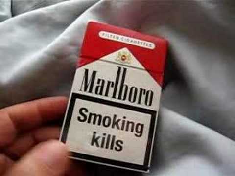 Pack of Marlboro Cigarettes from Europe