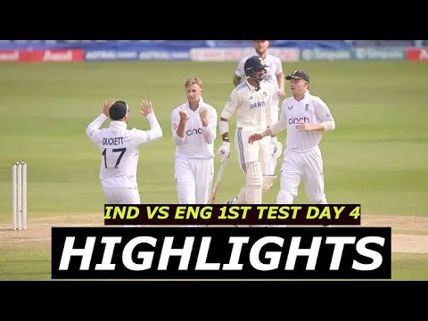 India vs England 1st Test Day 3 Full Match Highlights 2024 | IND vs ENG ...