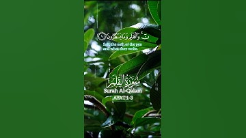 سورة القلم || Surah Al-Qalam.  #سورة_القلم #شريف_مصطفى #القارئ_شريف_مصطفى #surahalqalam #اكسبلور