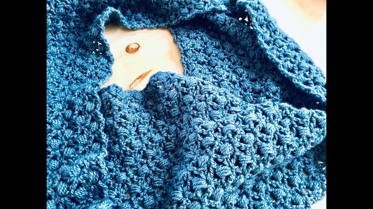 Bufanda tubular o infinita a crochet ¡Paso a paso y muy fácil!