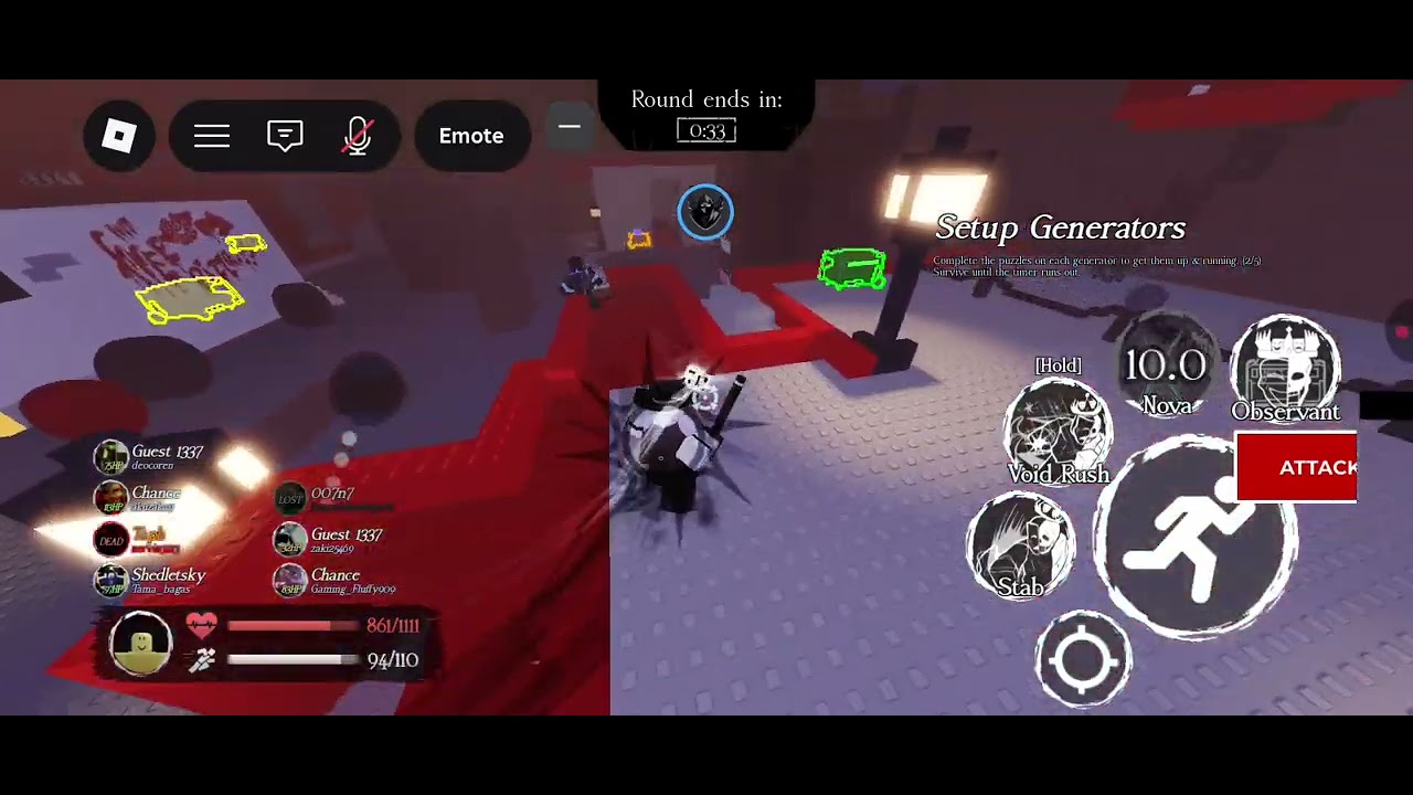 Forsaken + Doors gameplay with hacks.(i am sorry!)