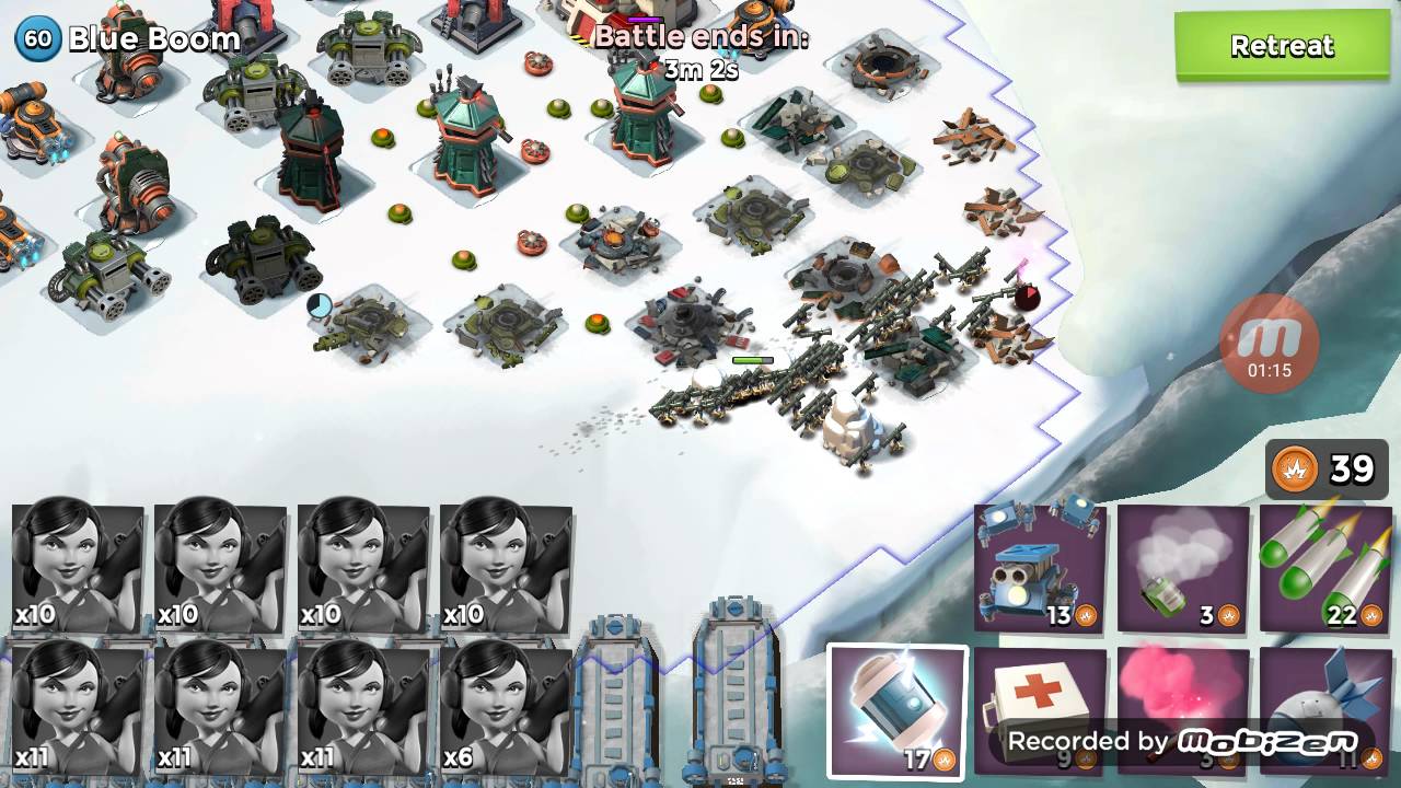 All zooka raid Npc base 60 blue boom