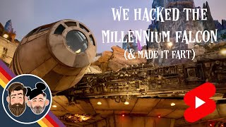 Hacking the #MillenniumFalcon Smugglers Run -  #StarWarsGalaxysEdge Walt Disney World #shorts