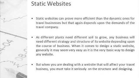 Static Website Designing Services for Travel Business - Axis Softech