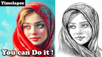 Portrait Study on Procreate : Time lapse video